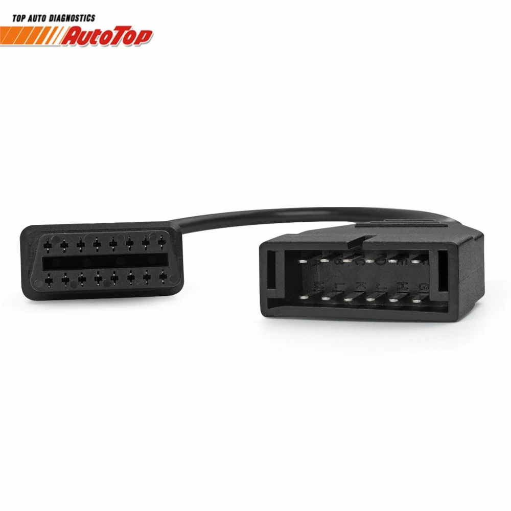 Для GM12 OBD2 Кабель адаптер для G M 12 Pin к ODB2 16Pin кабель OBDII разъем OBD1 инструмент