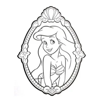 

1 PCS Snow White Princess Mirror Stamp DIY Toy Self Inking Photosensitive Seal Without Handle Funny Planner Scrapbooking Stamps