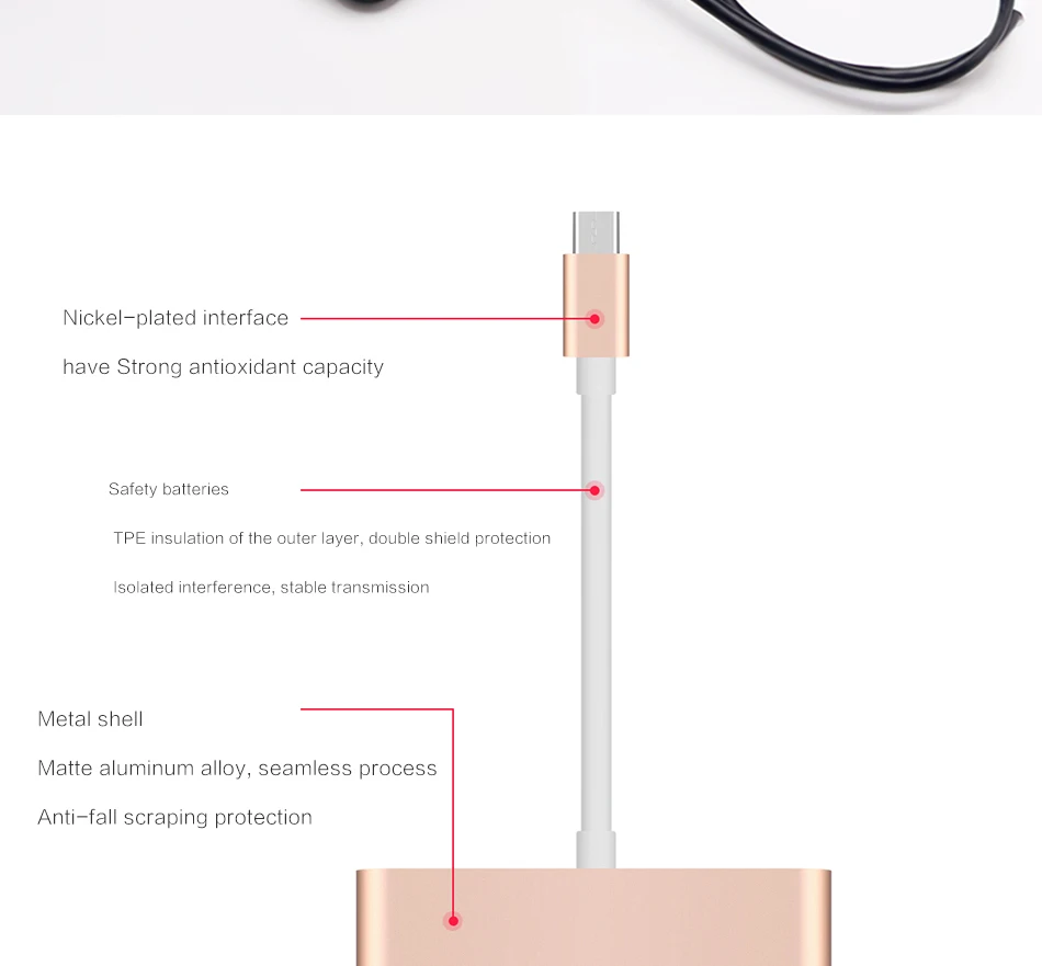 Usb c к USB 3,0 концентратор OTG кабель адаптер Многофункциональный USB-C концентратор с тип-c для Macbook Pro Для imac 5 Гбит/с