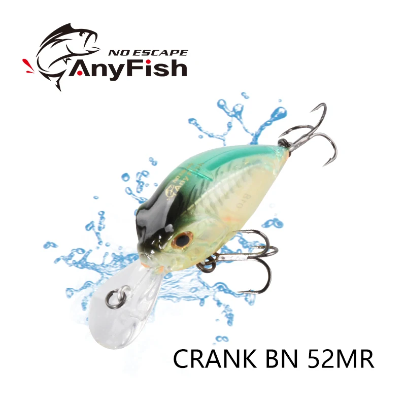 Рыболовные приманки ANYFISH CRANK BN 52MR жесткая мини гольян Маленькие Приманки