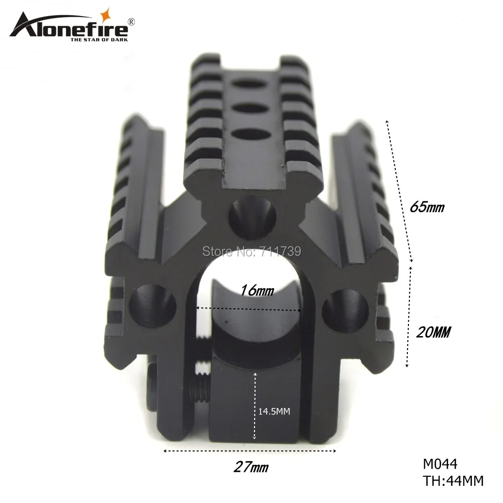 AloneFire M044 охотничий прицел Tri-рельса на ствола 20 мм Продлить База для прицела планка Вивера горе базы