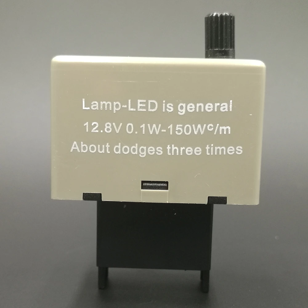 Relé intermitente LED de 8 pines, luz intermitente ajustable para