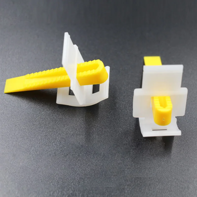 

Newest 50/100Pcs Tile Leveling Wedges Spacers System Flooring Level Lippage