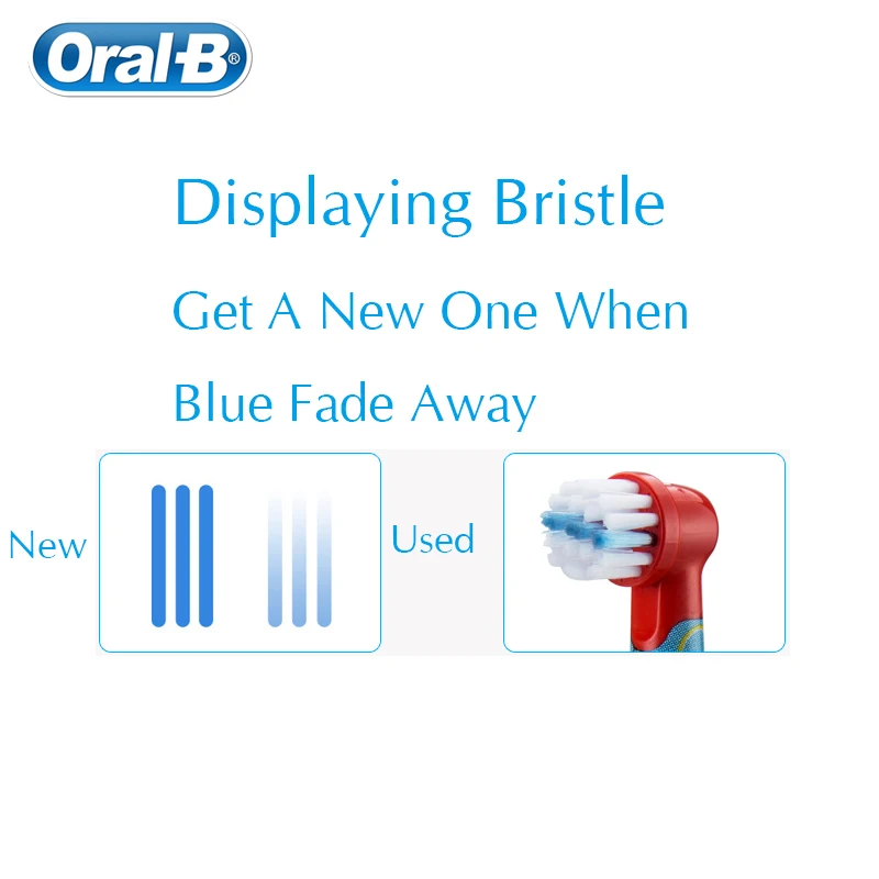 Электрическая зубная щетка Oral B EB10 с возможностью поворота|Насадки для зубных