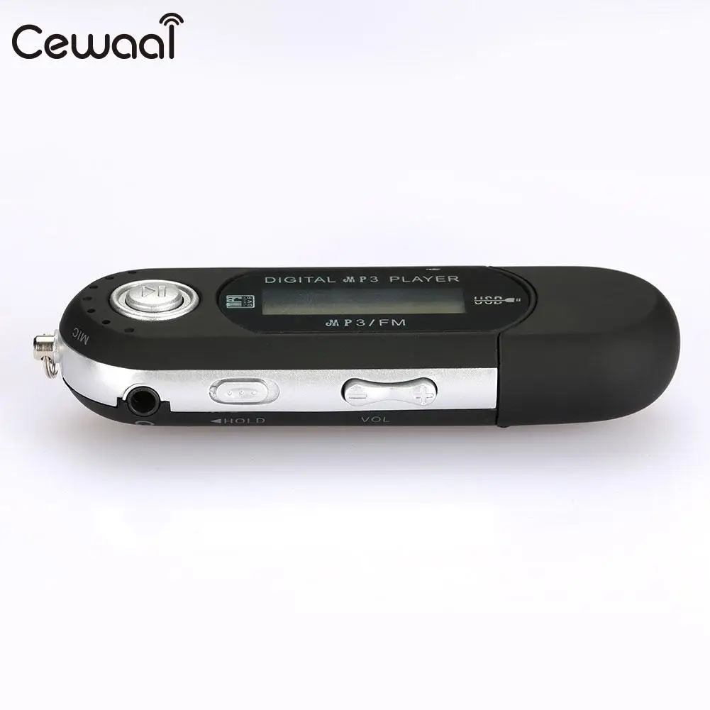 Музыкальный медиаплеер Портативный USB MP3 Спорт FM радио ABS Поддержка TF карта