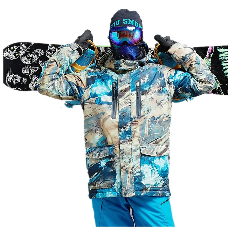 Зимние мужские сноубордические куртки для мальчиков куртка для сноуборда походные куртки мужские теплые уличные лыжные костюмы туристические куртки плюс XL