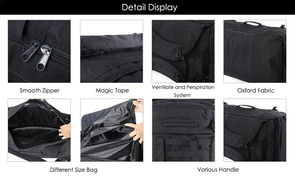 Military Molle Bag Camping Tactical Backpack Men Large Backpacks  (8)