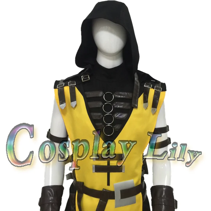 Карнавальный костюм Mortal Kombat Scorpion Hanzo Hasashi игровой для взрослых|Костюмы из фильмов