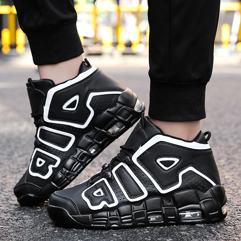 Goede Basketbal Schoenen Mannen Air Sport Schoenen Hoge Tops Mens Basketball Sneakers Atletiek Mand Schoenen chaussures de mand Zwarte schoenen