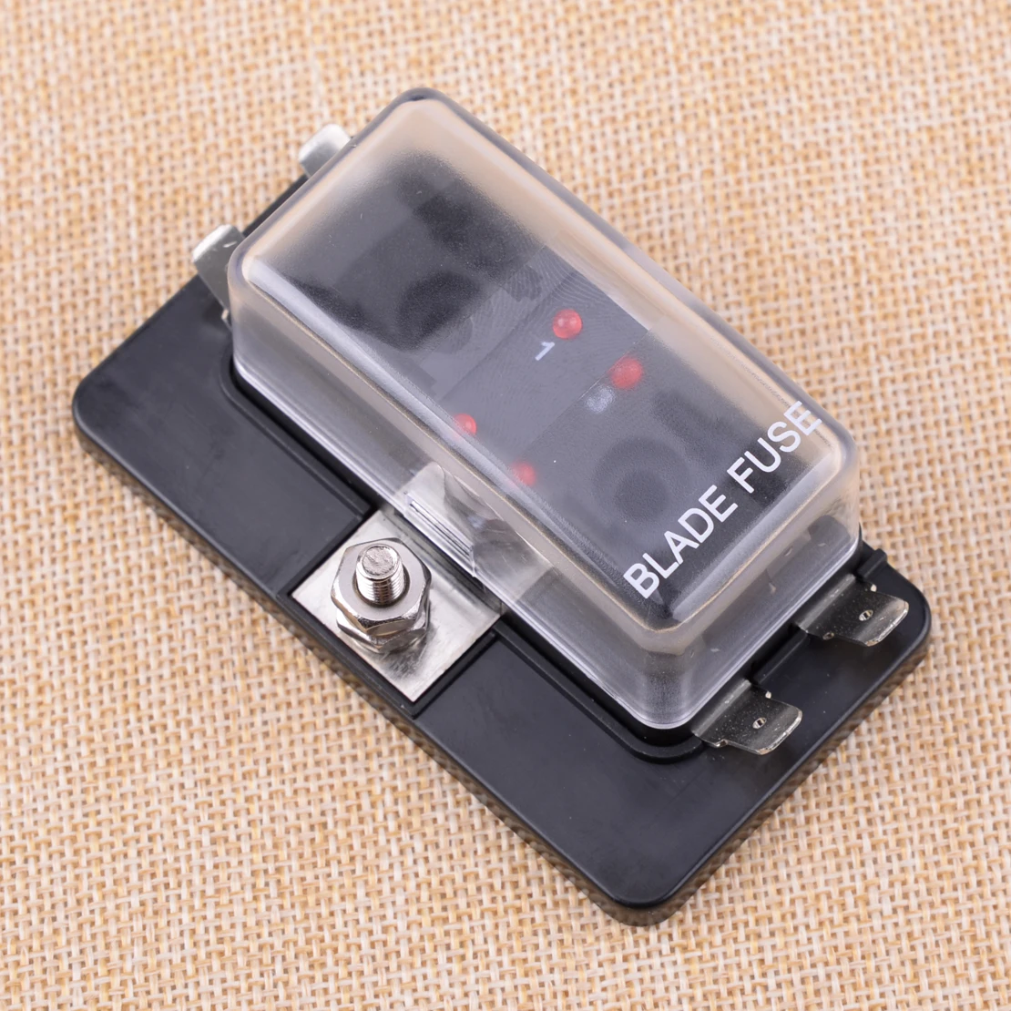 DWCX 32V 4 Way Block Fuse Box Holder with LED Lamp Boat Automotive Terminals Blade Car Accessory Tool Circuit Standard-in Fuses from Automobiles ...