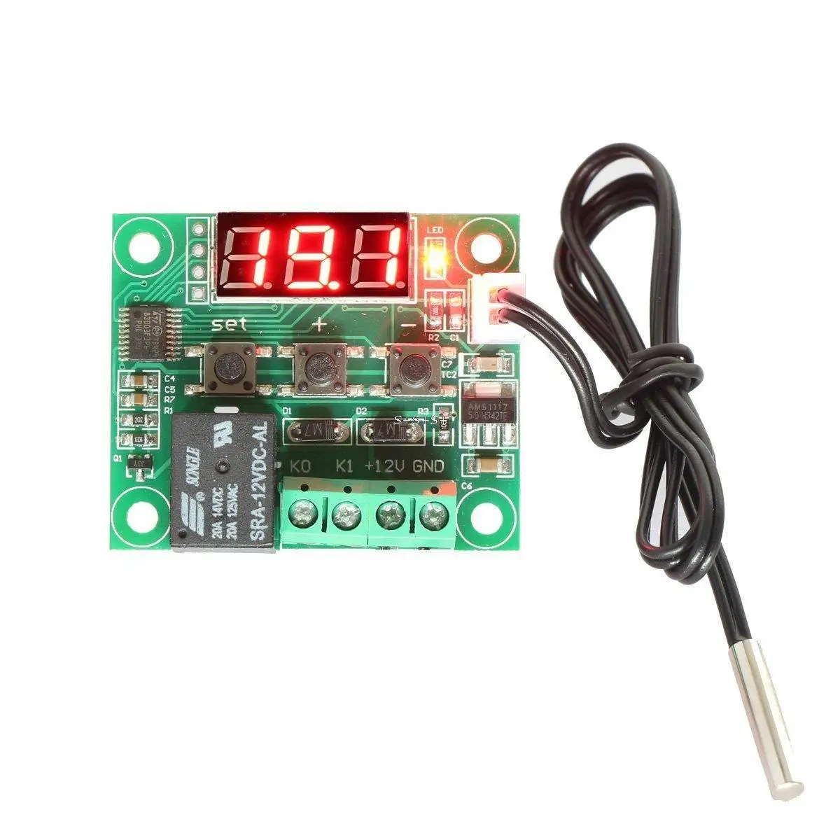 Hot 50-110° 12V W1209 Digital thermostat Temperature Control Switch Sensor+Case