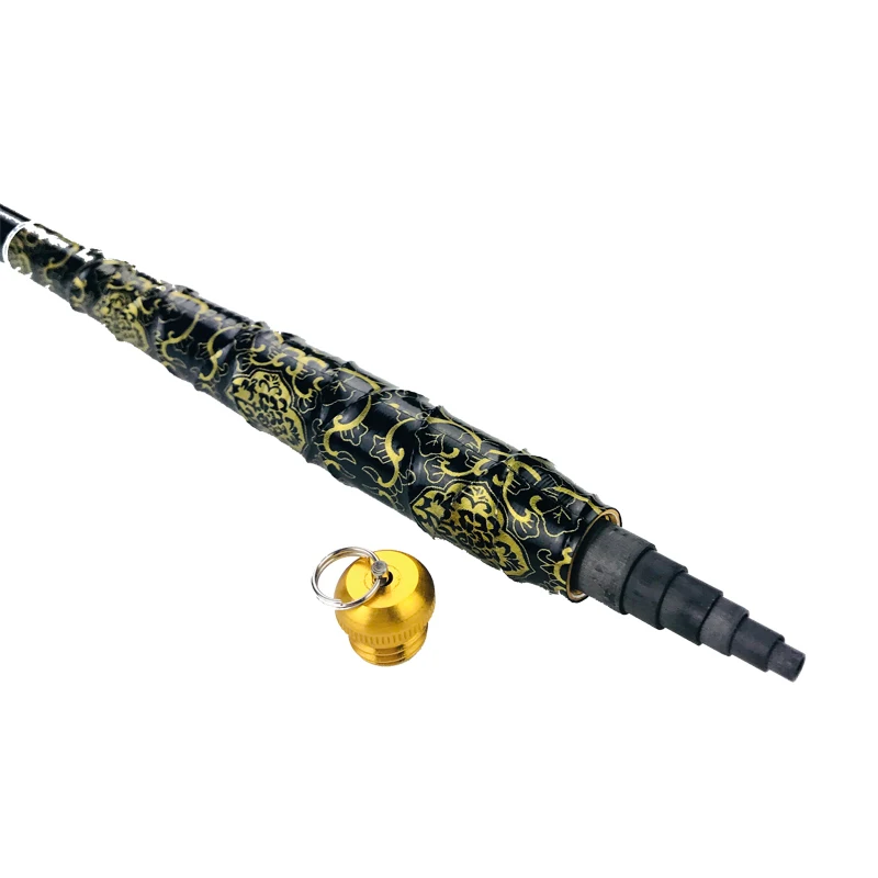 Yernea Высокое качество углерода Портативный телескопическая удочка 1,8 м 2,1 М 2,4 М 2,7 М 3,0 М 3,6 М 4,5 М 5,4 м паровой ручной полюс Карп спиннинговая удочка