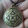 1 piece Talisman for Good Luck Key of Solomon Pentacle Seal necklace talisman charms pendants jewelry stamps alphabet religious ► Photo 2/3