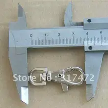 40 мм посеребренный большой застежка-краб застежка для сумки выводы