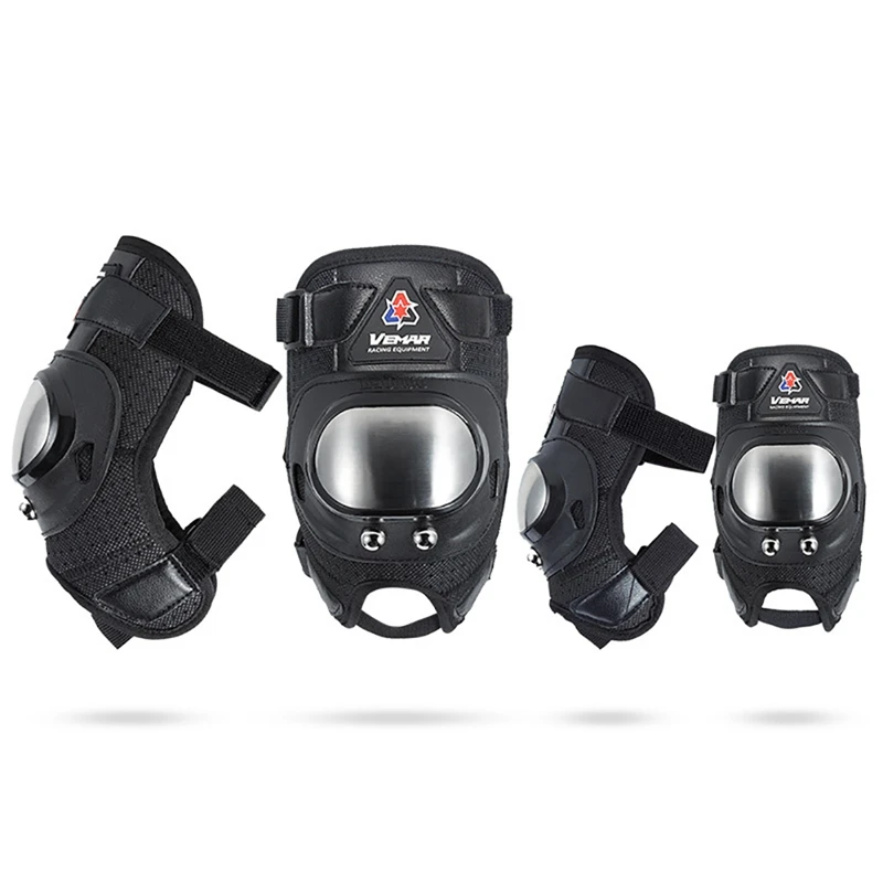 Motorcycle Protection Knee Pad Off-Road Riding Knee Protection Leg Protector Equipment - Цвет: Черный