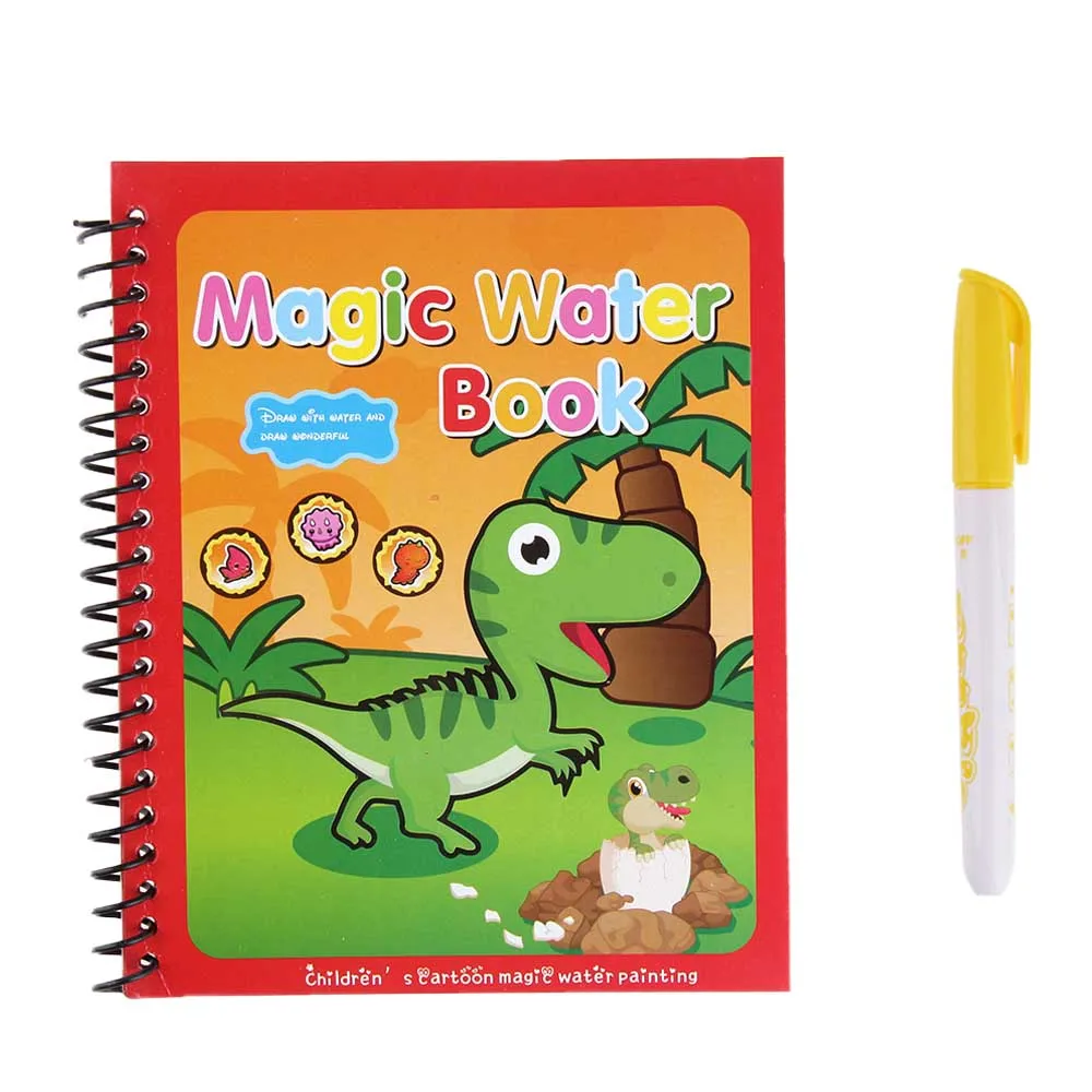 Magic Water Drawing Book for Kid Painting Mat Water Coloring Book Magic Pen Children Doodle Board Toys Baby Early Education Book