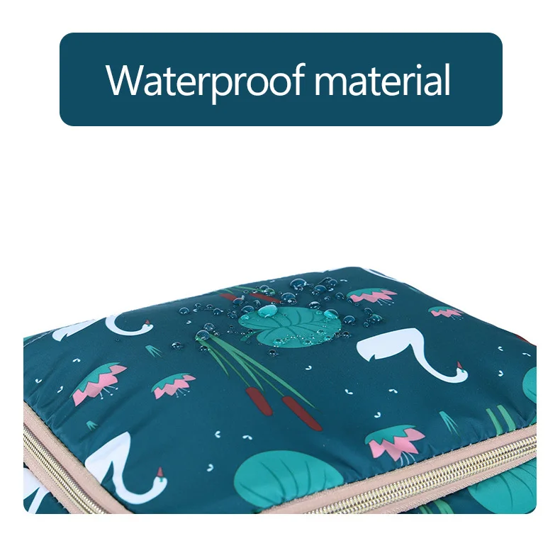 Diaper Bag Travel Mummy Backpack Maternity Nappy Changing Bags Large Capacity Waterproof Nursing Bag Wet Swan Bag For Baby Care (7)