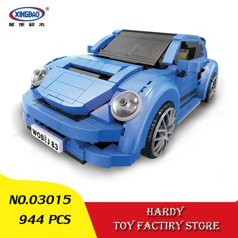 

Xingbao 03015 944 PCS Technological Series Creative Beetle Auto Children Assemble Pellet Toys Building Blocks