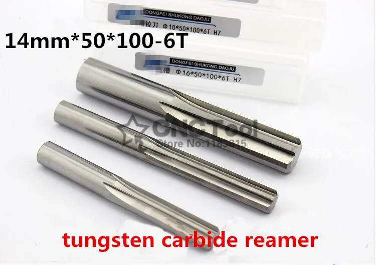 Free shipping 1PCS 14mm *100 long straight shank tungsten carbide