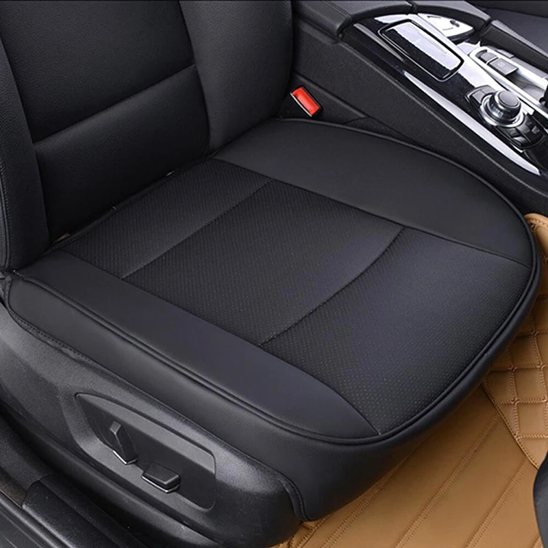 

1 Or 2PCS PU Leather Deluxe Car Front Seat Cover Protector Cushion Seat Chair Cushion Cover Universal