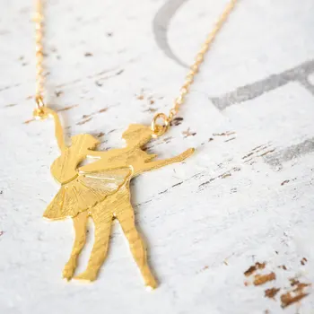 

New Dance Pendant Necklace Ballerina Dancer Necklace Ballet Jewelry Dancer Gift Dancer Jewelry Gift for Dancers Couple Dancing