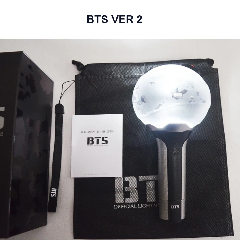 

Fashion Flash Glow Light Stick Korean Kpop BTS Ver1 Ver 2 Ver 3 Bangtan Boys ARMY BOMB Concert fluorescent lamp Toys For kid