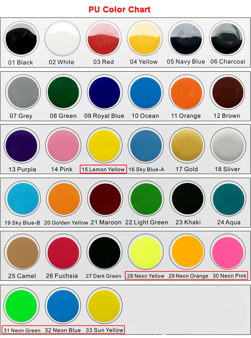 color chart