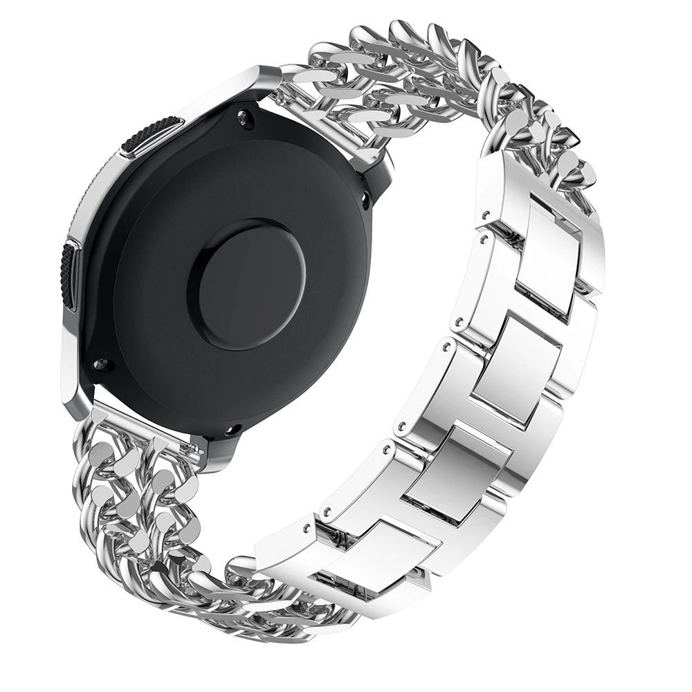 22 мм браслет из нержавеющей стали ремешок для Xiaomi Huami Amazfit GTR 47 мм умные наручные часы ремешок для Amazfit Pace/Stratos 2 2S Ремешок