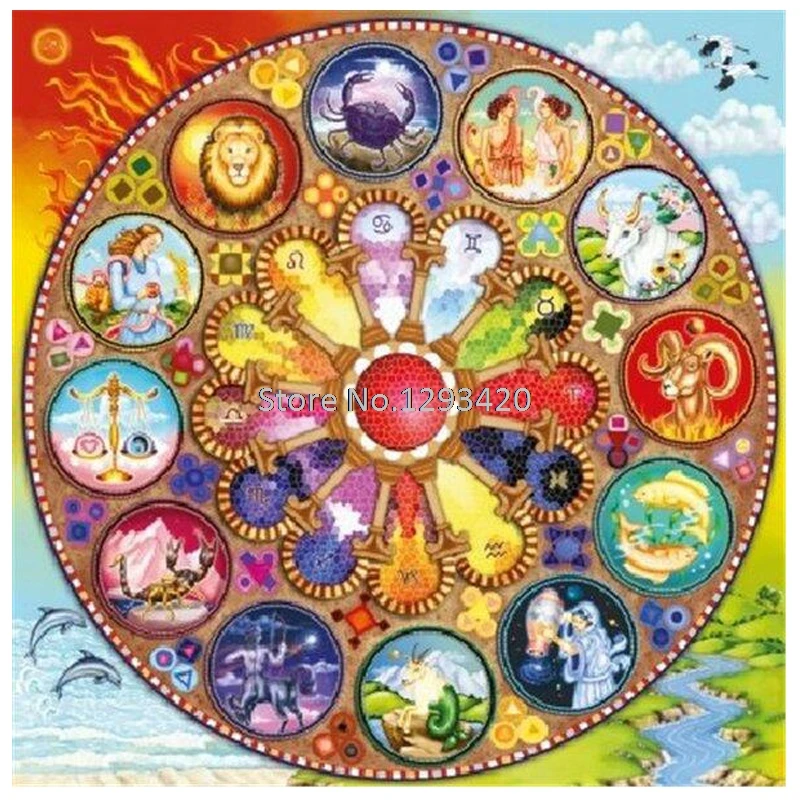 

Full Square/Round Drill 5D DIY Diamond Painting "Twelve constellations"Embroidery Cross Stitch Home Decor Gift