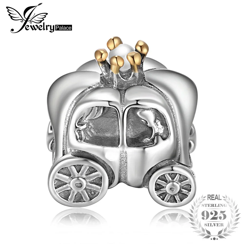 

Jewelrypalace 925 Sterling Silver Vintage Car Beads Charms Fit Bracelets Gifts For Women Anniversary Present Fashion Jewelry