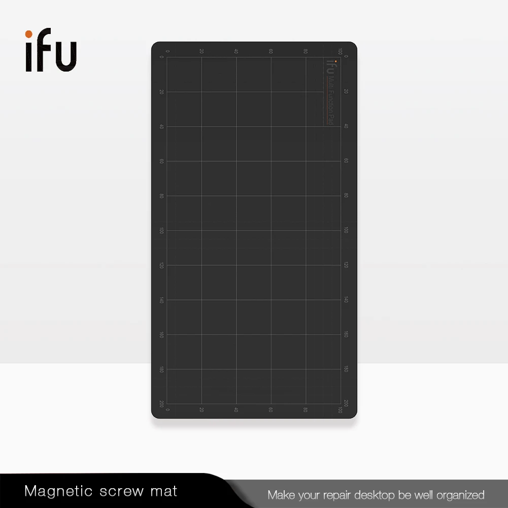 

Ifu Big Size Magnetic Screw Work pad For iPhone X XR XS Magnetic Mat Position Screw Plate With Cutting Foard For Model Making