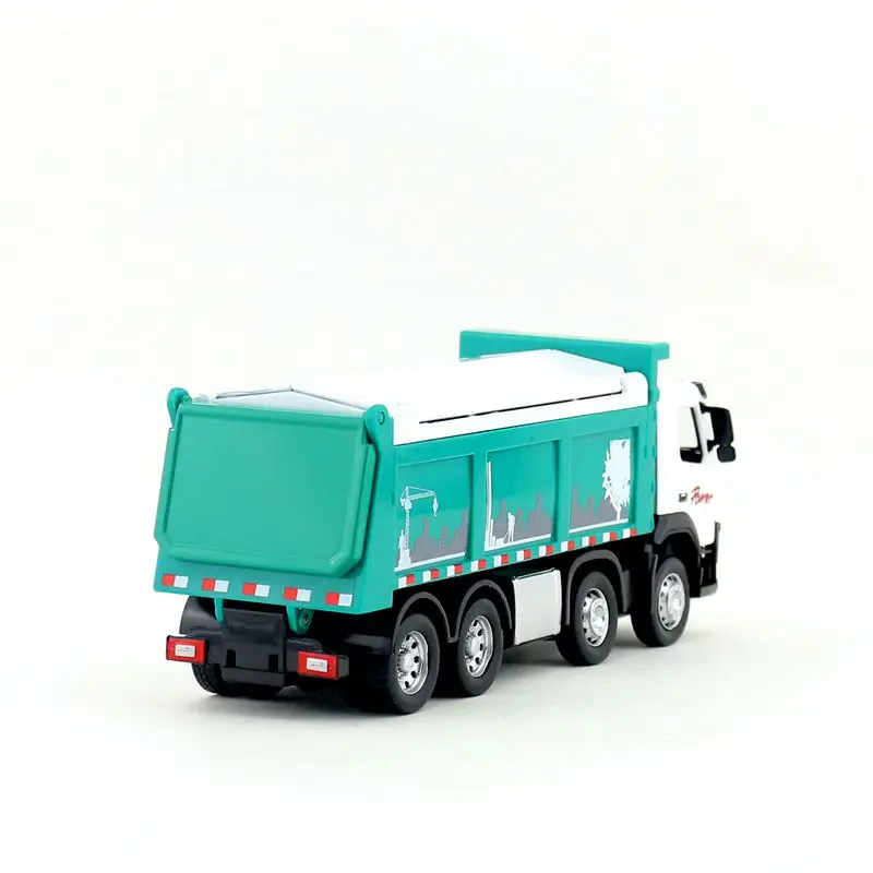 1:50 Project Material Transporter Garbage Truck Diecast Model 1//50 Sound /& Light