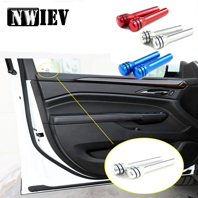

NWIEV 2pcs/set Car Door Pin Lock Lifters For Peugeot 206 307 308 508 3008 Fiat 500 Punto Audi a3 a4 b8 b7 b5 2017 Accessories