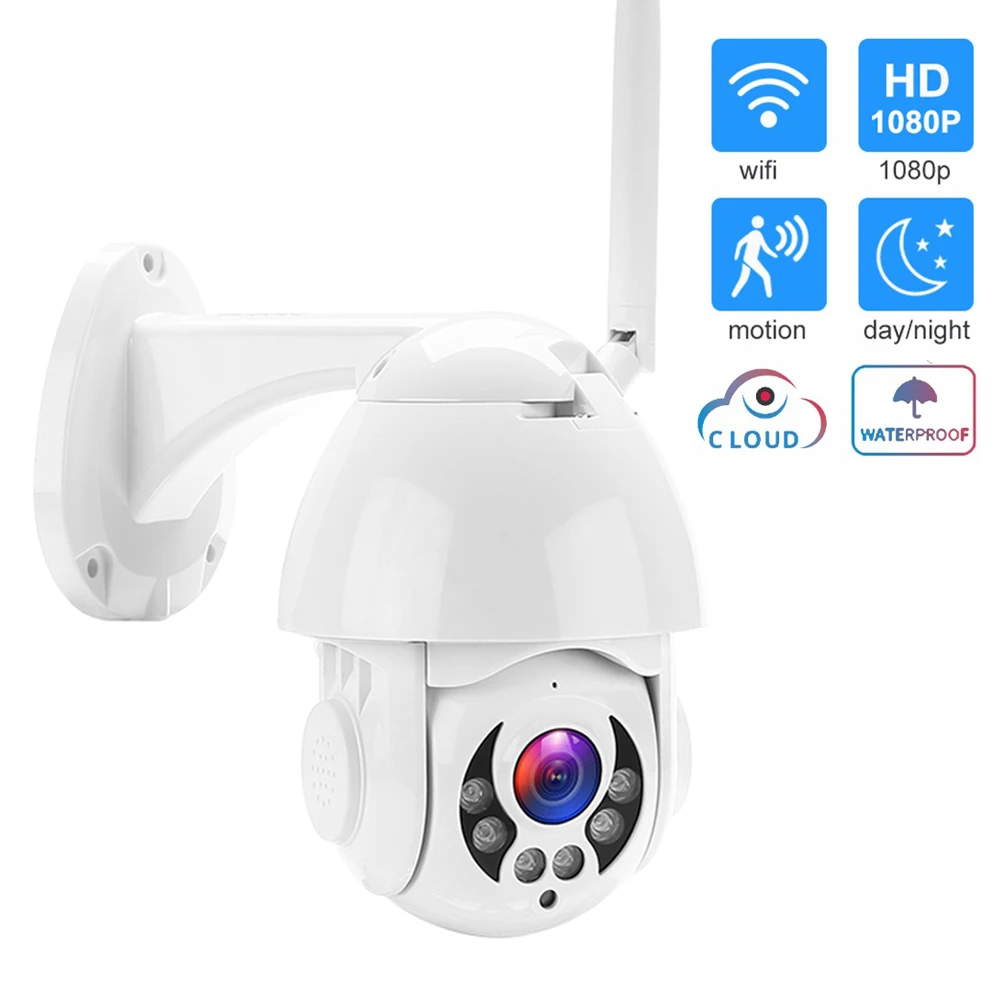 

BOBLOV 1080P Cloud Storage Wireless PTZ IP Camera Speed Dome CCTV Security Cameras Outdoor ONVIF Two Way Audio P2P Camera WIFI