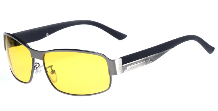 Hot Sale men's aluminum-magnesium car drivers night vision goggles polarizer sunglasses Polarized Driving Glasses 8485