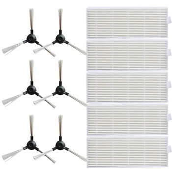 

10 side brushes + 10 filters HEPA for Proscenic 811 GB / 911SE sweeper accessories plastic cleaning product replacement