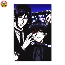 Kuroshitsuji соратники синяя цифровая живопись DIY, рисование на ткани цифровая картина маслом цифры