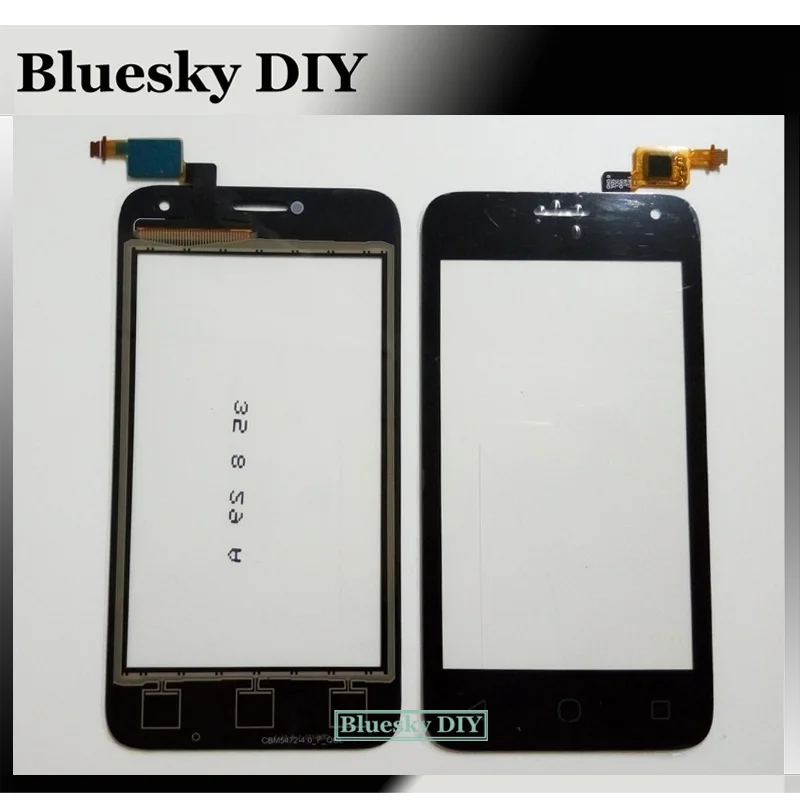 Черный сенсорный экран для Alcatel One Touch Pixi First OT 4024 OT4024 OT-4024 OT4024D 4024D 4024X дигитайзер
