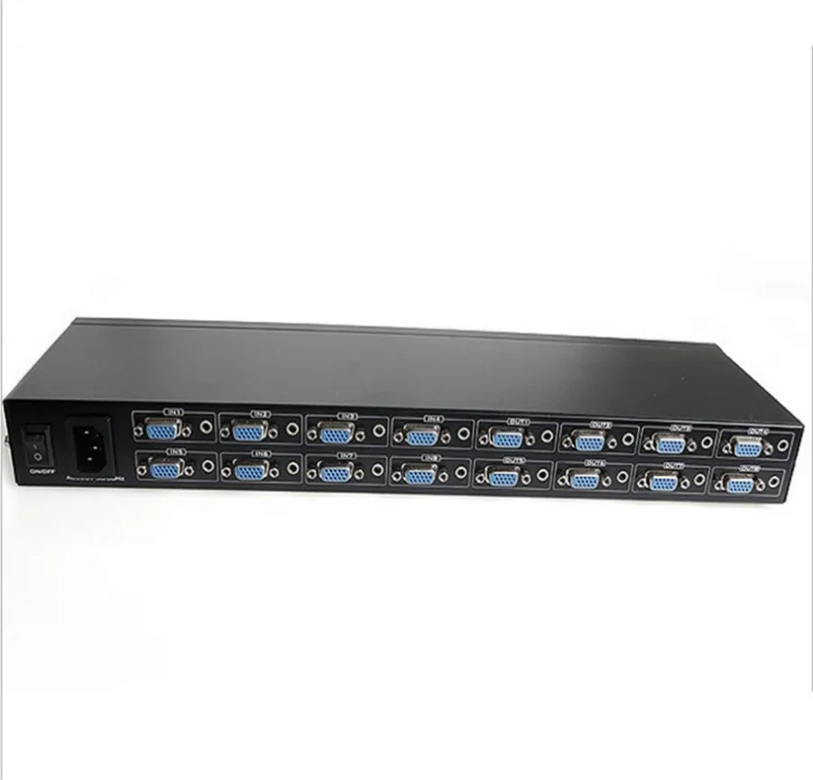 

Hot MT-VIKI MT-VT818 8x8 Professional VGA / Audio Matrix Swicher 8 in 8 out Switch rack DSIP Remote control RS232