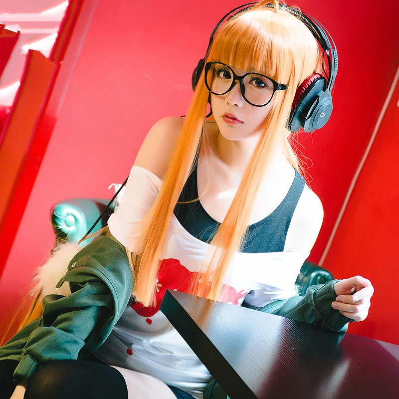 Японские Аниме Persona 5 Косплей Futaba Sakura повседневные костюмы для праздника Костюмы Униформа Костюмы на Хэллоуин пальто+ рубашка+ шорты