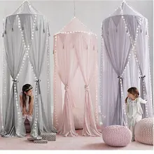 Детская игровая палатка, Портативная Игрушка, палатки, игровой домик, крытая кроватка, плетение, игрушка вигвама, детская палатка, навес, кровать, занавеска, висящий купол