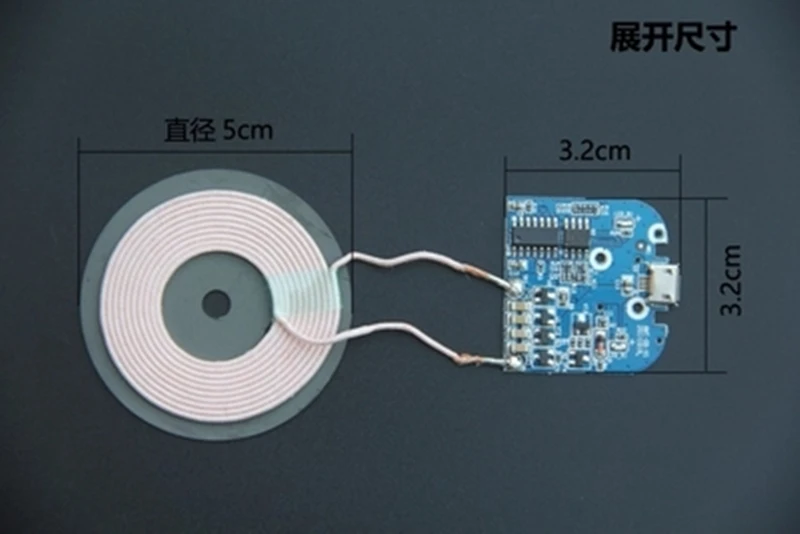 10 набор модуль беспроводного зарядного устройства передатчик монтажная плата ПКБА катушки qi Стандартный Универсальный для Apple Android модификации Программы