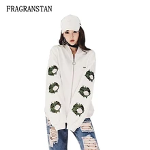 Высокая уличная Женская негабаритная Цветочная вышивка шелковая куртка в стиле хип-хоп свободная новая модная бейсбольная куртка с рукавами «летучая мышь» для влюбленных 3 цвета LY69