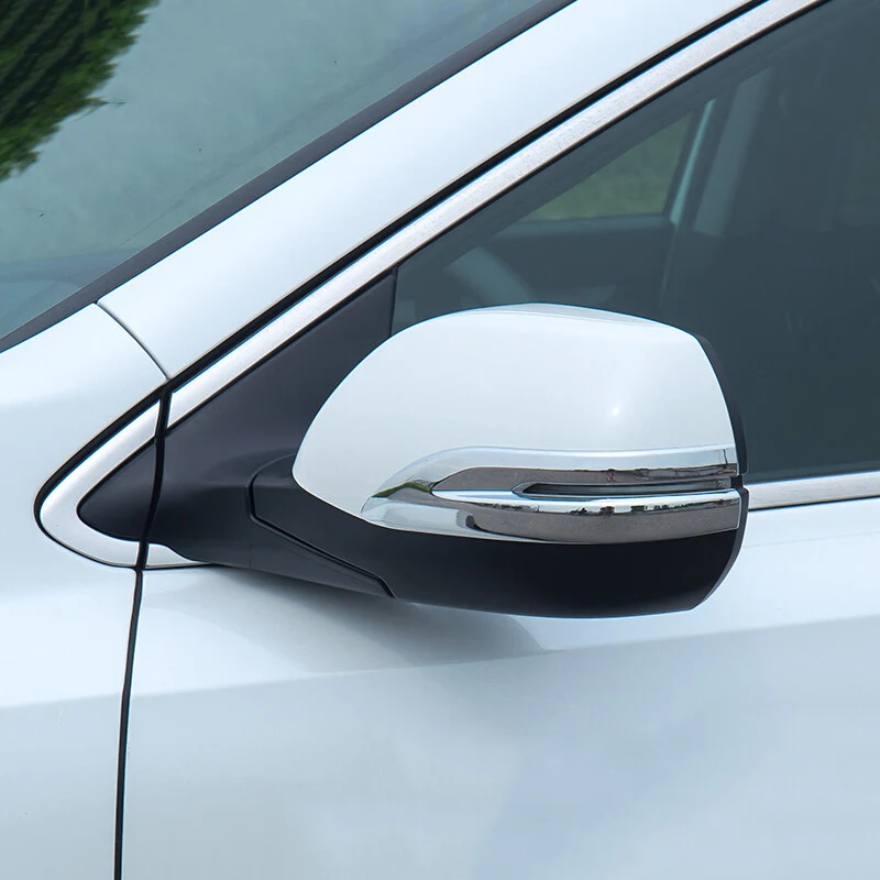 Аксессуары для автомобиля, АБС-пластик, внешние боковые зеркала заднего вида, накладка в полоску, 2 шт. для Honda CRV CR-V 2012