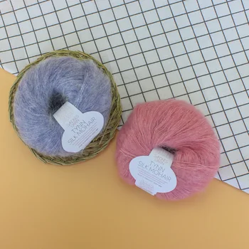 

1*25g ball Sandnes Garn Tynn Silk Mohair -mohair wool silk blended yarn FREE PATTERN handknitting yarn