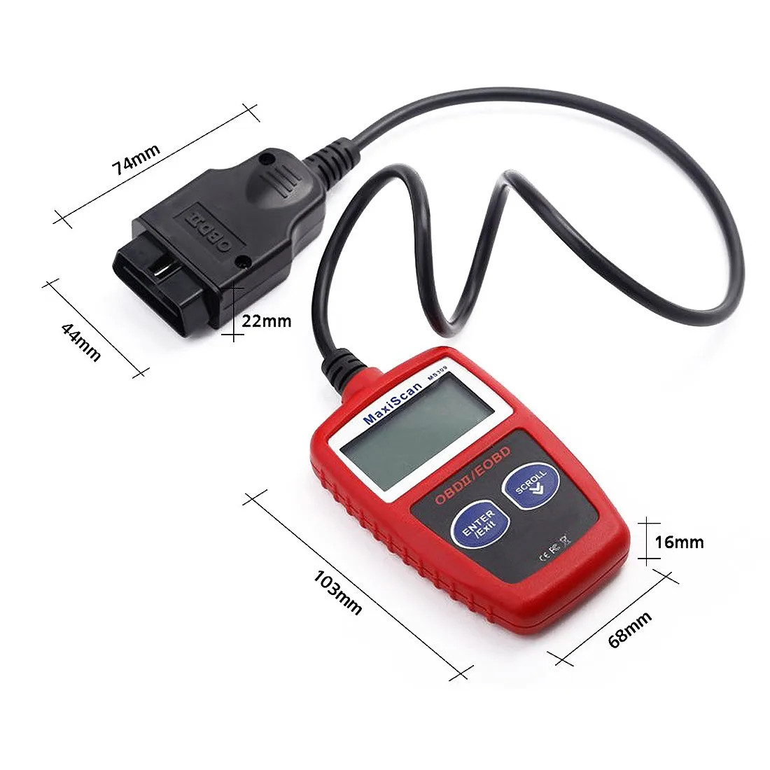 Prix pour Hotsale nouveau pour MaxiScan MS309 OBD2 OBDII Scanner lecteur de Code outil de Diagnostic de voitures Prix pour Hotsale nouveau pour MaxiScan MS309 OBD2 OBDII Scanner lecteur de Code outil de Diagnostic de voitures