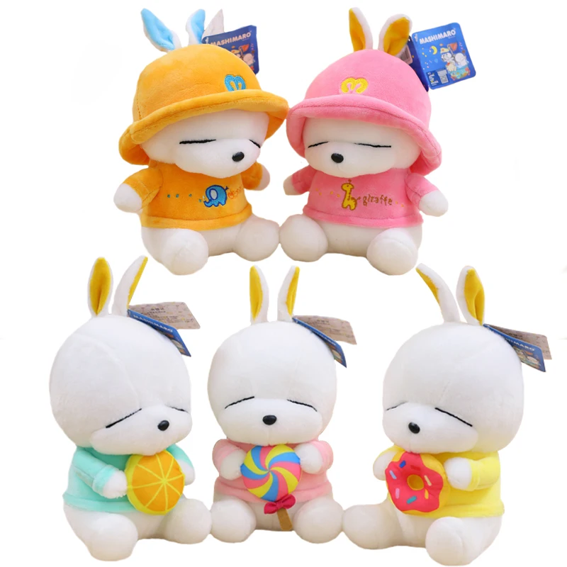 

1pc 25cm kawaii Mashimaro Plush Toy Stuffed soft Animal Rabbit dolls Wedding Dolls Birthday Gift Children's Kids Lovely Toy