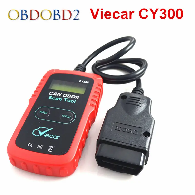 Диагностический интерфейс VIECAR CY300 ELM327 OBD2 сканер VC300 с поддержкой протокола SAE J1850 |