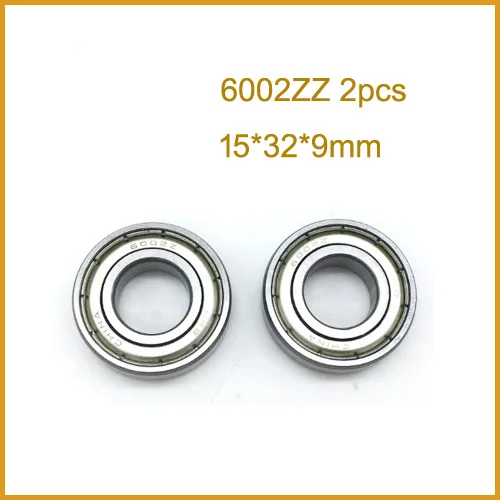 

Free shipping 2pcs 6002 ZZ 6002ZZ 6002 2RS 6002 bearing radial steel deep groove ball bearing 15x32x9mm