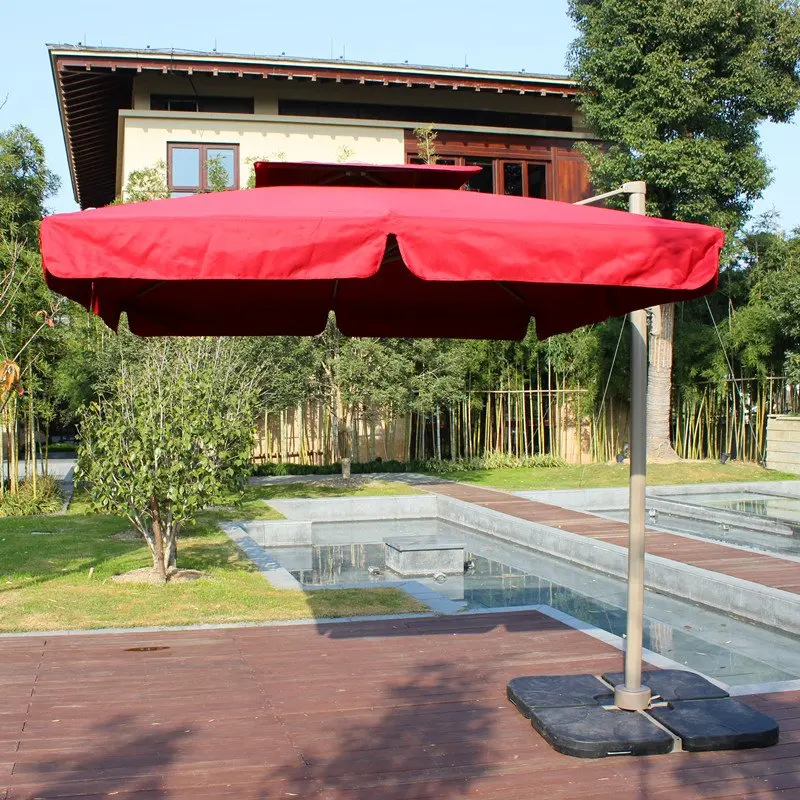 New special large aluminum outdoor patio furniture umbrella shade